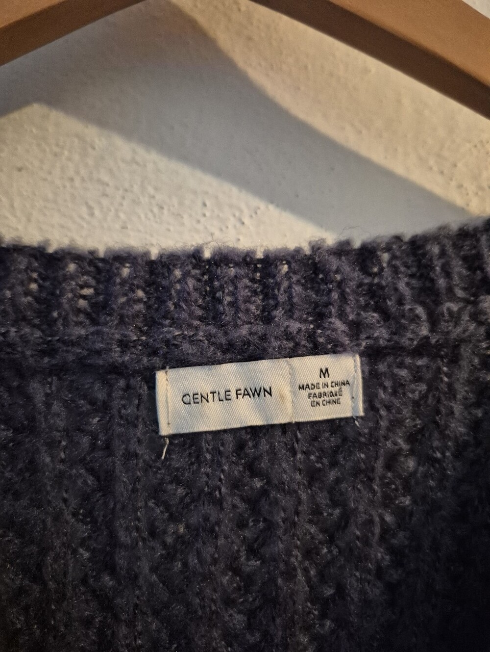 Gentle Fawn Chunky Knit Sweater Medium - Picture 5 of 8
